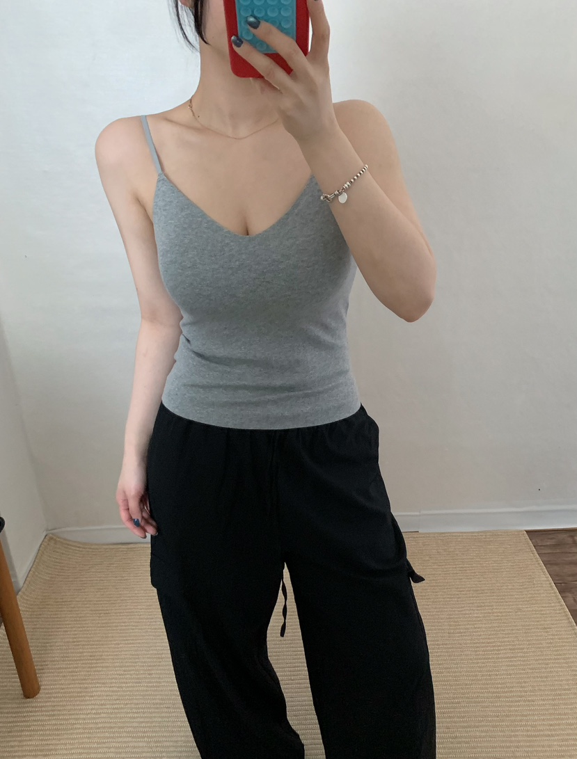 TWENTY FOUR SEVEN24-7東大門實拍女士新品休閑吊帶背心TEWNTY FOUR SEVEN24-7吊帶/背心
