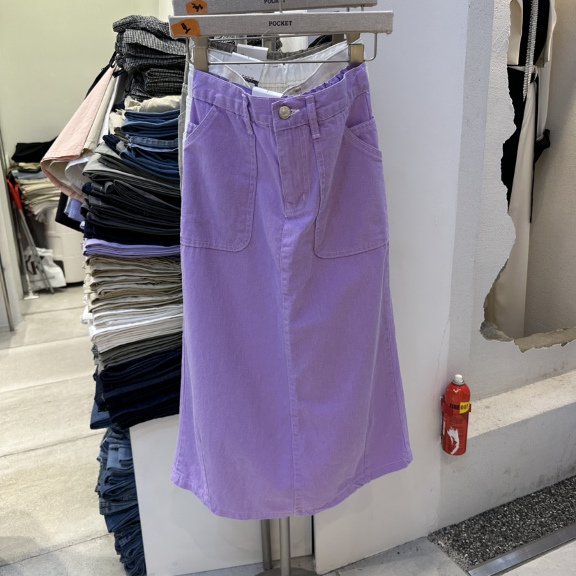 POCKET-Q東大門直郵女裝新款25春夏熱賣人氣推薦真品休閑長裙POCKET-Q長裙