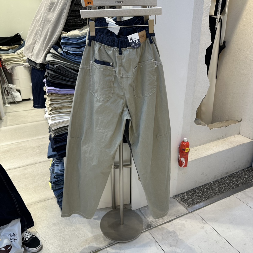 POCKET-Q韓國代購女士新品人氣真品職業時尚熱賣25春夏休閑褲POCKET-Q休閑褲