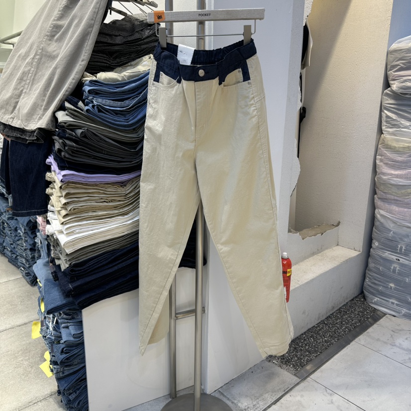 POCKET-Q韓國代購女士新品人氣真品職業時尚熱賣25春夏休閑褲POCKET-Q休閑褲圖色2