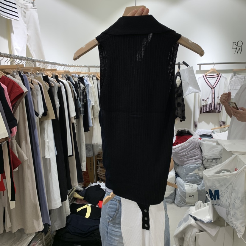 BY BOMI韓國直郵女士新款職業25春夏休閑真品時尚吊帶背心BY BOMI吊帶/背心