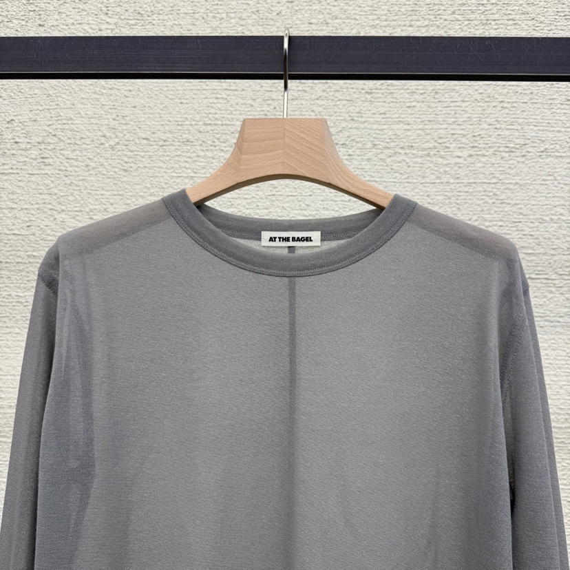 AT THE BAGEL韓國代購女裝新款時尚職業人氣休閑25春夏長袖T恤AT THE BAGEL長袖T恤