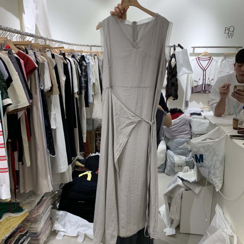 BY BOMI韓國直郵女裝新品時尚25春夏熱賣真品休閑人氣連衣裙BY BOMI連衣裙圖色2