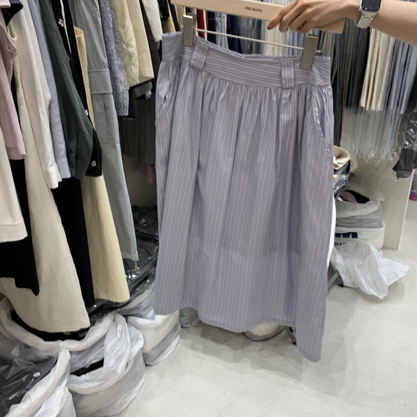 FRE東大門代購女士新品人氣職業時尚熱賣推薦半身裙中短裙格紋FRE半身裙/中短裙