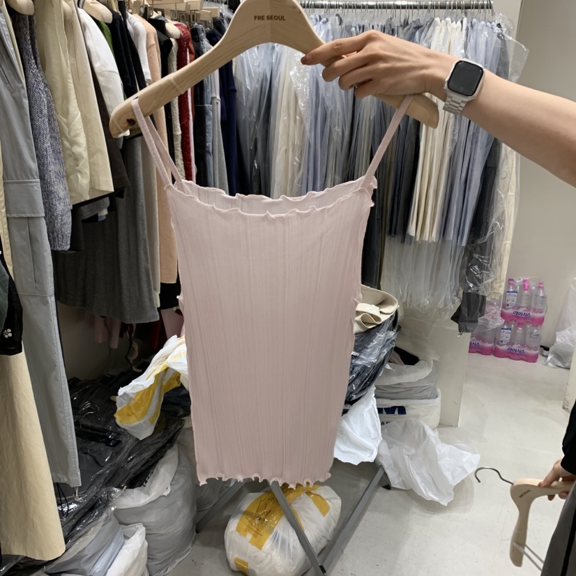FRE東大門直郵女裝新品25春夏熱賣休閑時尚職業真品吊帶背心FRE吊帶/背心圖色2