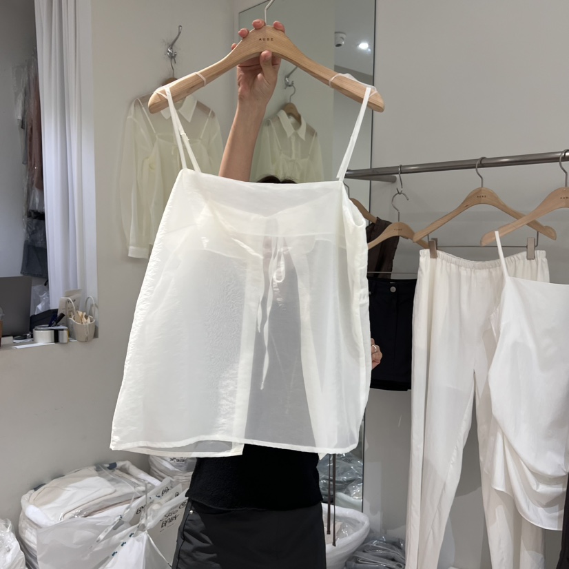 AUBE東大門代購女裝新品時尚人氣25春夏推薦職業真品吊帶背心AUBE吊帶/背心
