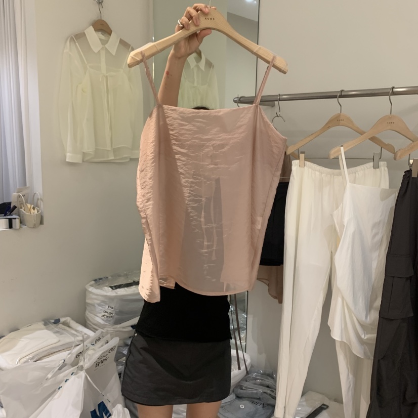 AUBE東大門代購女裝新品時尚人氣25春夏推薦職業真品吊帶背心AUBE吊帶/背心圖色3