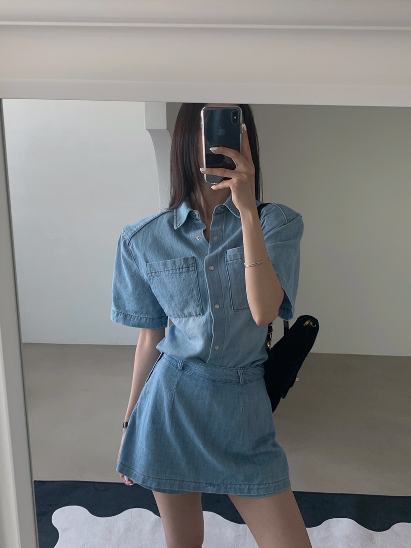 VERANDA韓國直郵㊣女裝新品熱賣休閑人氣推薦25春夏襯衫蕾絲衫VERANDA襯衫/蕾絲衫