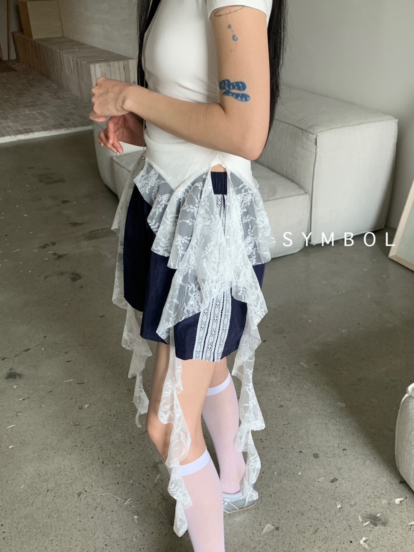SYMBOL韓國㊣直郵東大門代購女裝新品25春夏熱賣時尚休閑T恤SYMBOLT恤