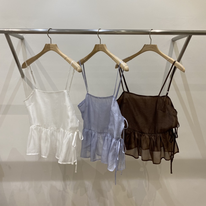SILVER韓國㊣直郵東大門代購女裝新品推薦熱賣時尚吊帶背心SILVER吊帶/背心