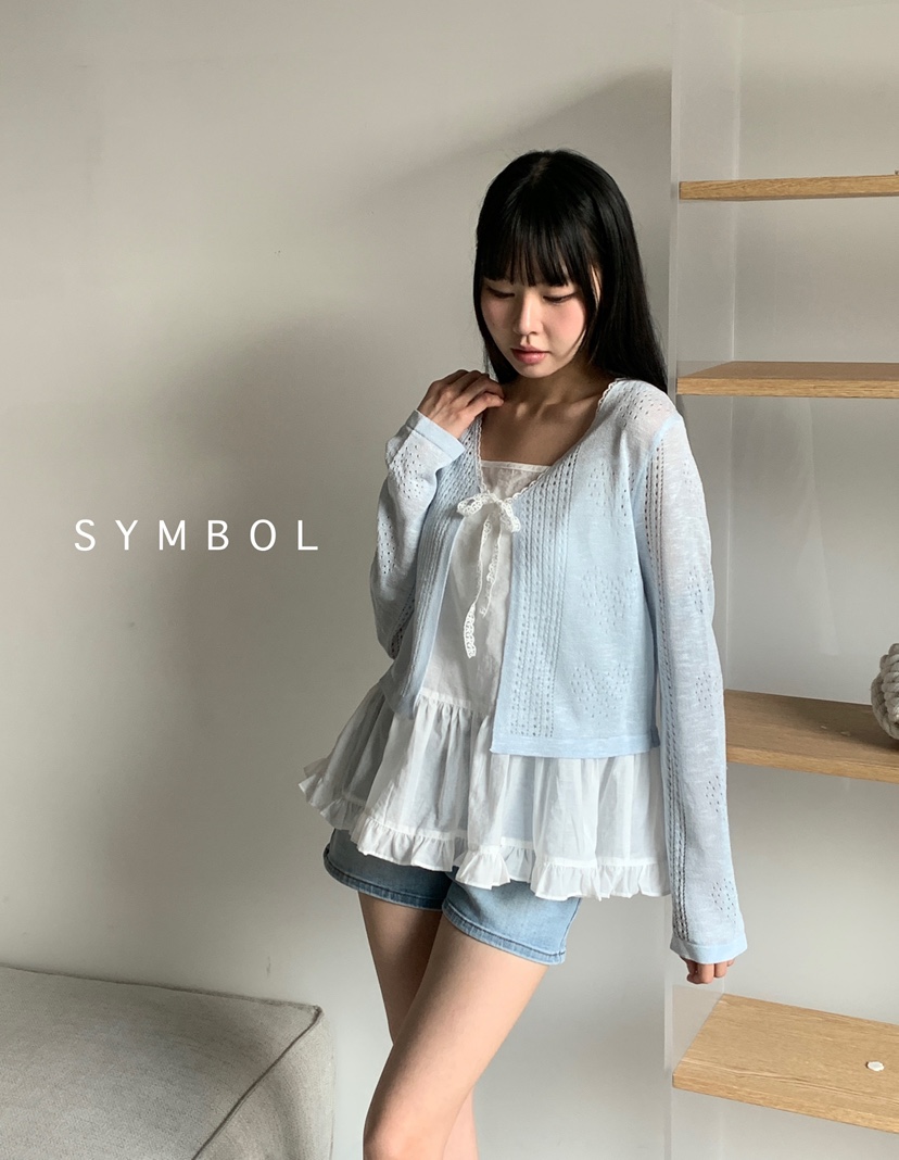 SYMBOL韓國㊣直郵東大門代購女裝新品人氣時尚25春夏吊帶背心SYMBOL吊帶/背心