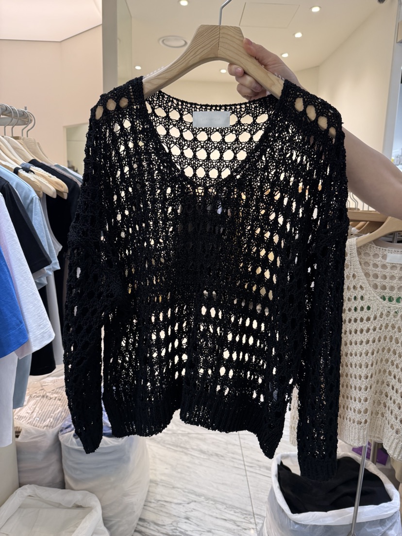 YIKHO STYLE韓國㊣直郵東大門代購女裝新品25春夏休閑針織衫YIKHO STYLE針織衫圖色2