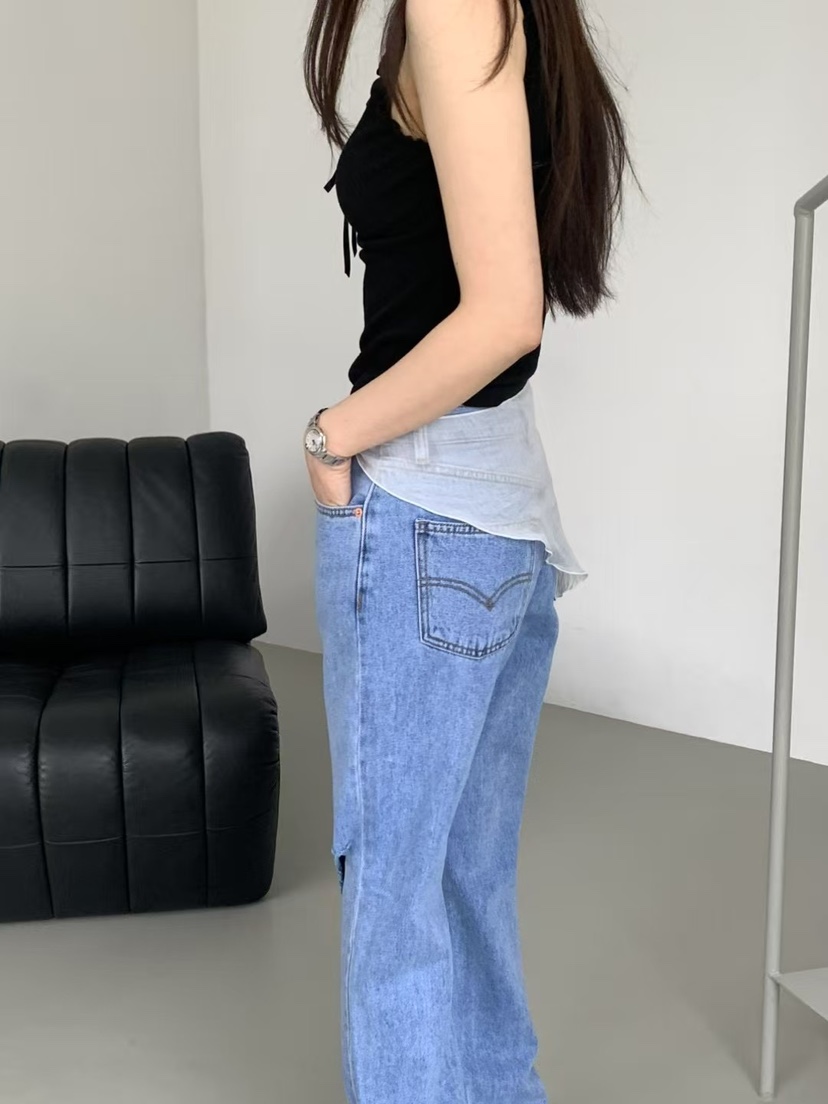 TAF東大門實拍女士新品職業真品25春夏人氣熱賣吊帶背心荷葉邊TAF吊帶/背心