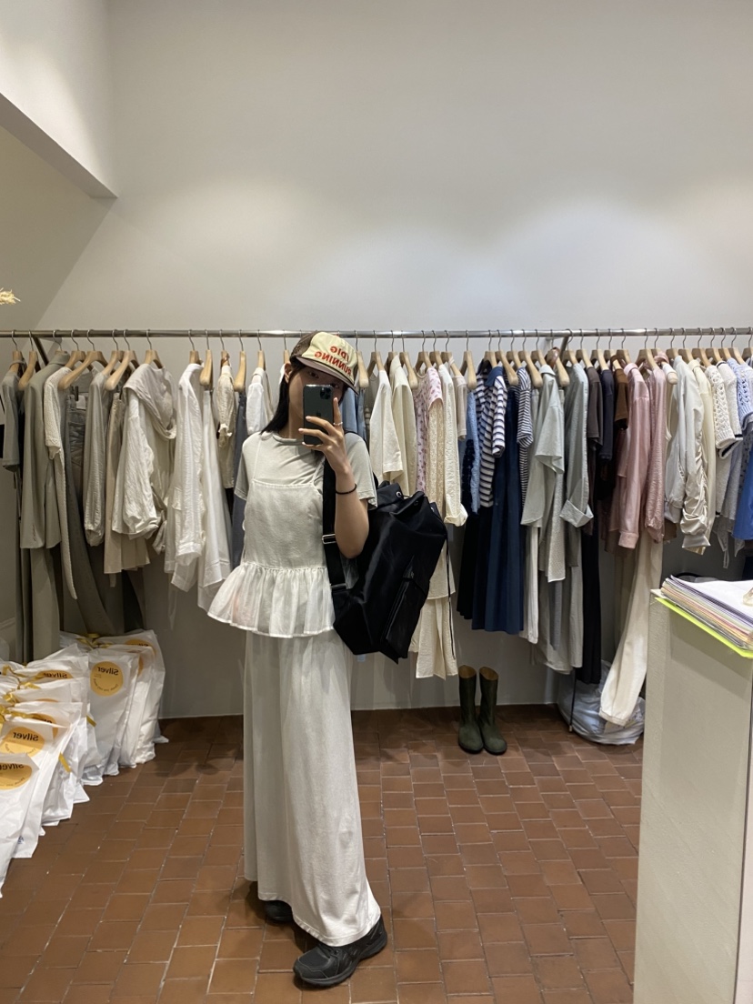 SILVER韓國代購女裝新品人氣職業時尚25春夏真品雙肩背包緞面SILVER雙肩背包