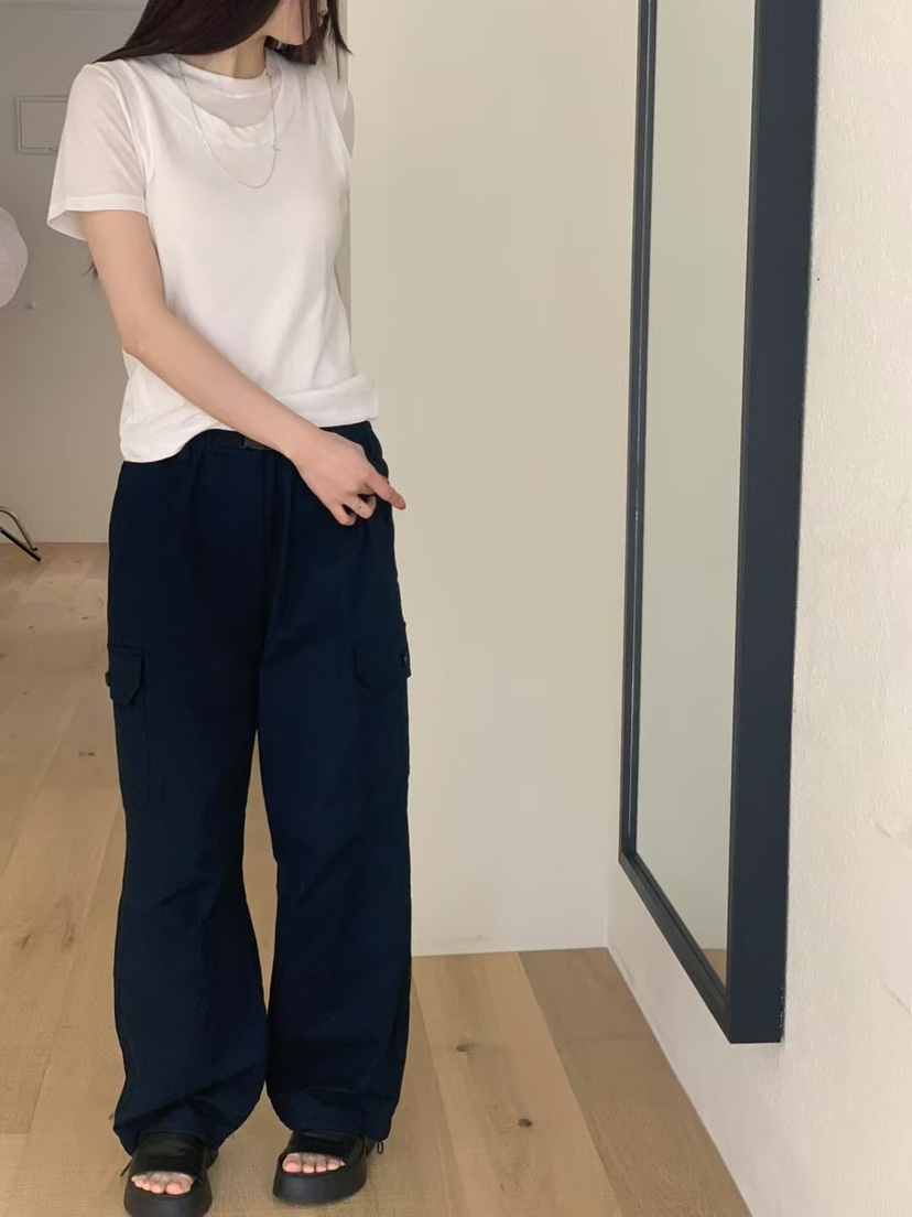 TAF韓國代購女士新款熱賣休閑25春夏推薦人氣真品時尚休閑褲TAF休閑褲