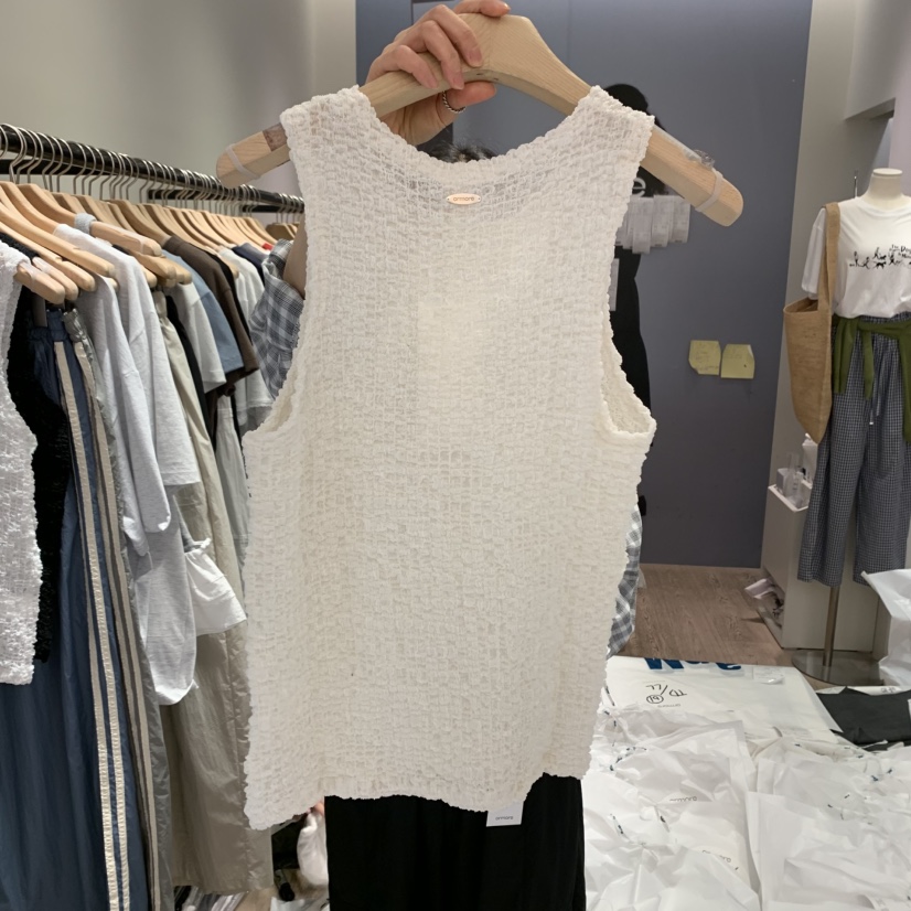 ORMORE直郵韓國代購㊣女裝新品推薦人氣時尚25春夏吊帶背心ORMORE吊帶/背心