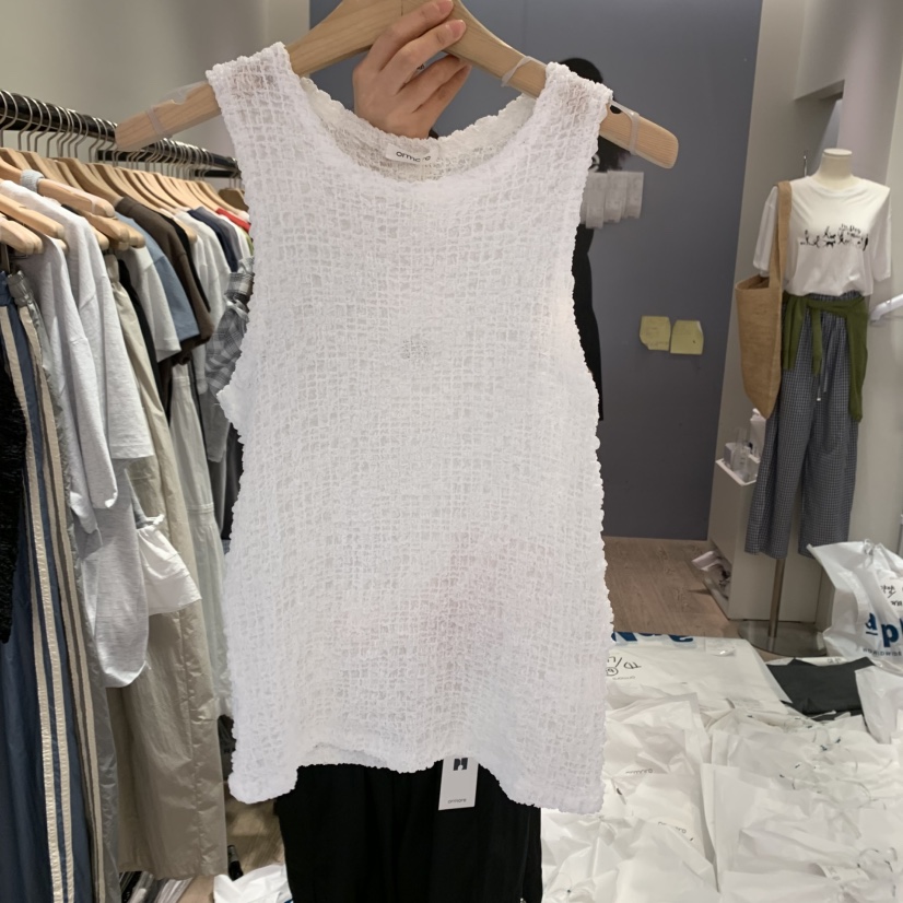 ORMORE直郵韓國代購㊣女裝新品推薦人氣時尚25春夏吊帶背心ORMORE吊帶/背心圖色2