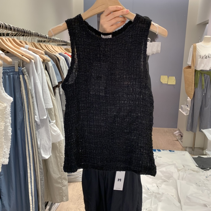 ORMORE直郵韓國代購㊣女裝新品推薦人氣時尚25春夏吊帶背心ORMORE吊帶/背心圖色3