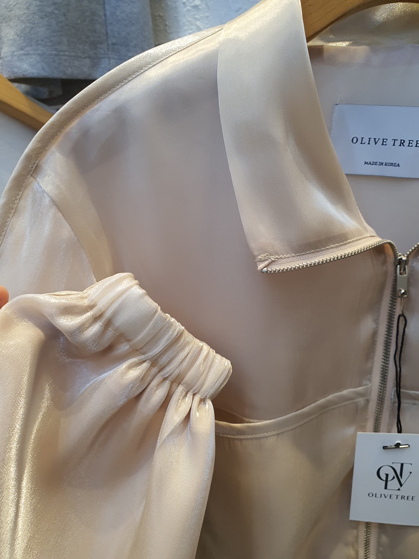OLIVE TrEE韓國㊣直郵東大門代購女裝新品人氣熱賣夾克歐根紗OLIVE TrEE夾克