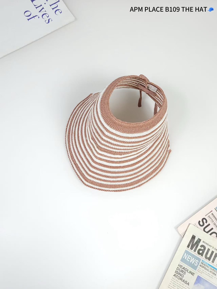 THE HAT-P韓國代購女裝新款推薦時尚真品25春夏帽子漁夫帽條紋THE HAT帽子