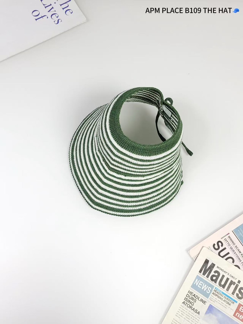 THE HAT-P韓國代購女裝新款推薦時尚真品25春夏帽子漁夫帽條紋THE HAT帽子圖色3