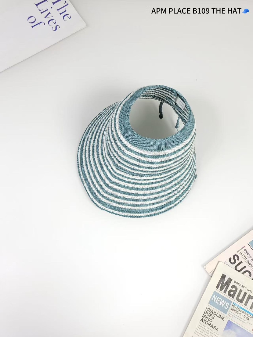 THE HAT-P韓國代購女裝新款推薦時尚真品25春夏帽子漁夫帽條紋THE HAT帽子圖色5