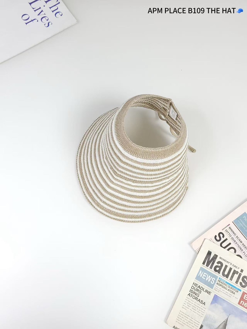 THE HAT-P韓國代購女裝新款推薦時尚真品25春夏帽子漁夫帽條紋THE HAT帽子圖色6