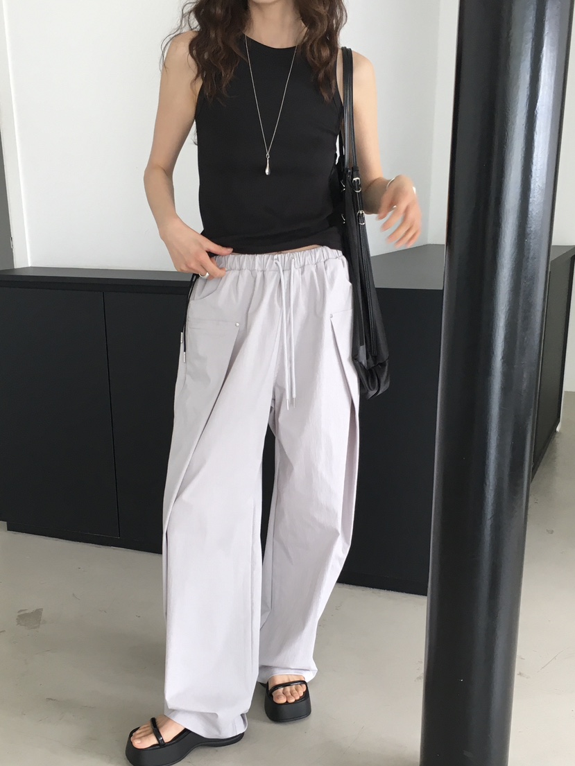 MONDAYMORING韓國代購女士新品熱賣職業人氣真品推薦休閑褲MONDAYMORING休閑褲