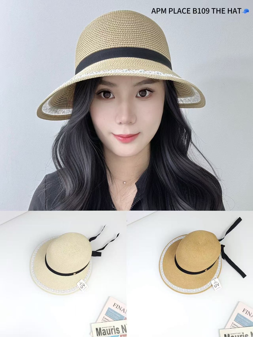 THE HAT-P韓國直郵女士新款時尚熱賣推薦休閑人氣帽子蕾絲THE HAT帽子