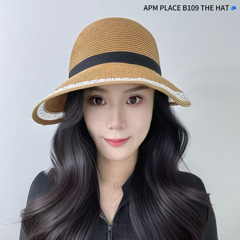 THE HAT-P韓國直郵女士新款時尚熱賣推薦休閑人氣帽子蕾絲THE HAT帽子圖色1