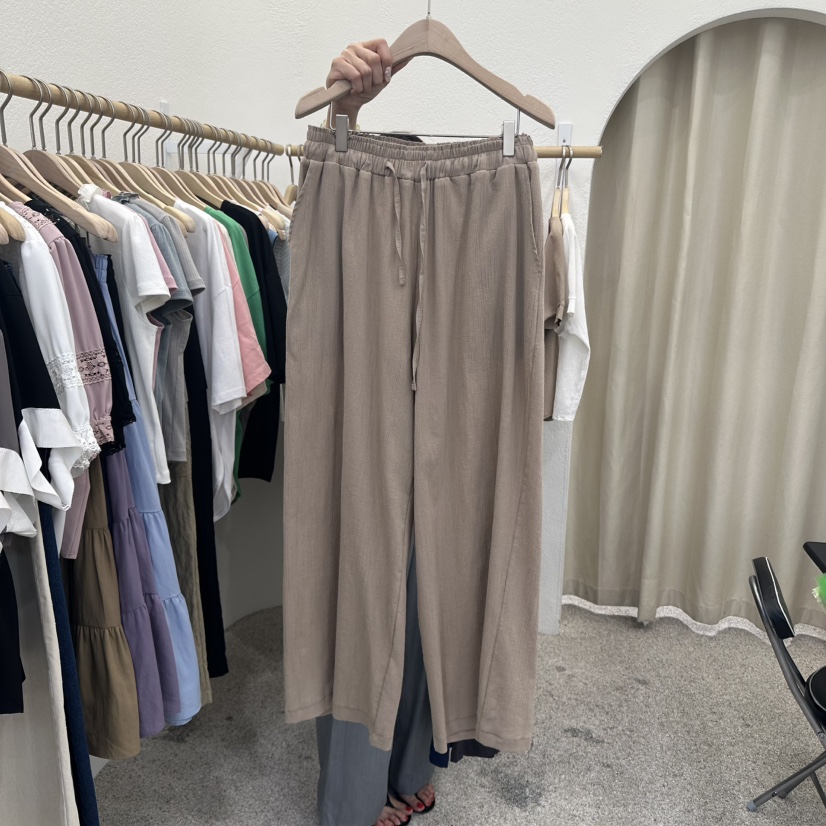 THE FUNNY東大門直郵女士新品人氣職業25春夏熱賣休閑褲綁帶THE FUNNY休閑褲