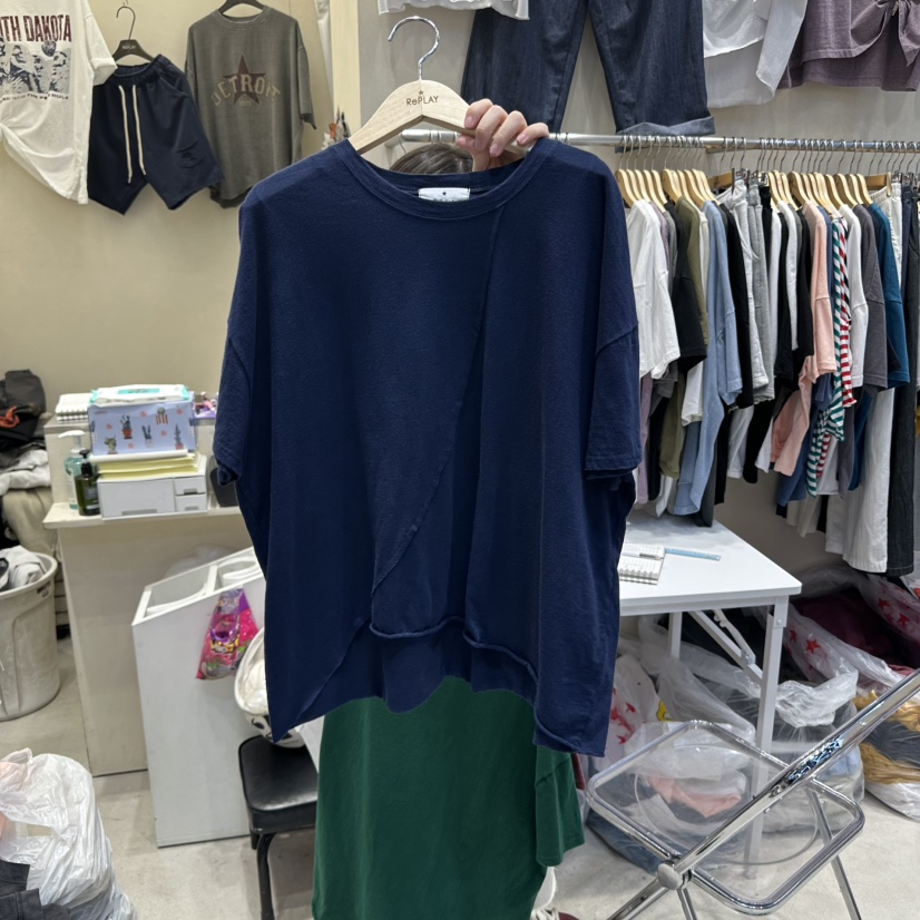 REPLAY東大門代購女士新款真品25春夏熱賣休閑時尚職業人氣T恤REPLAYT恤圖色4