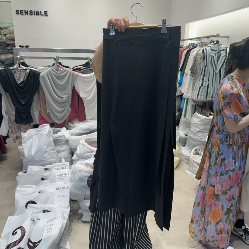 SENSIBLE-S東大門直郵女士新品推薦25春夏人氣熱賣長裙含腰帶SENSIBLE長裙圖色3
