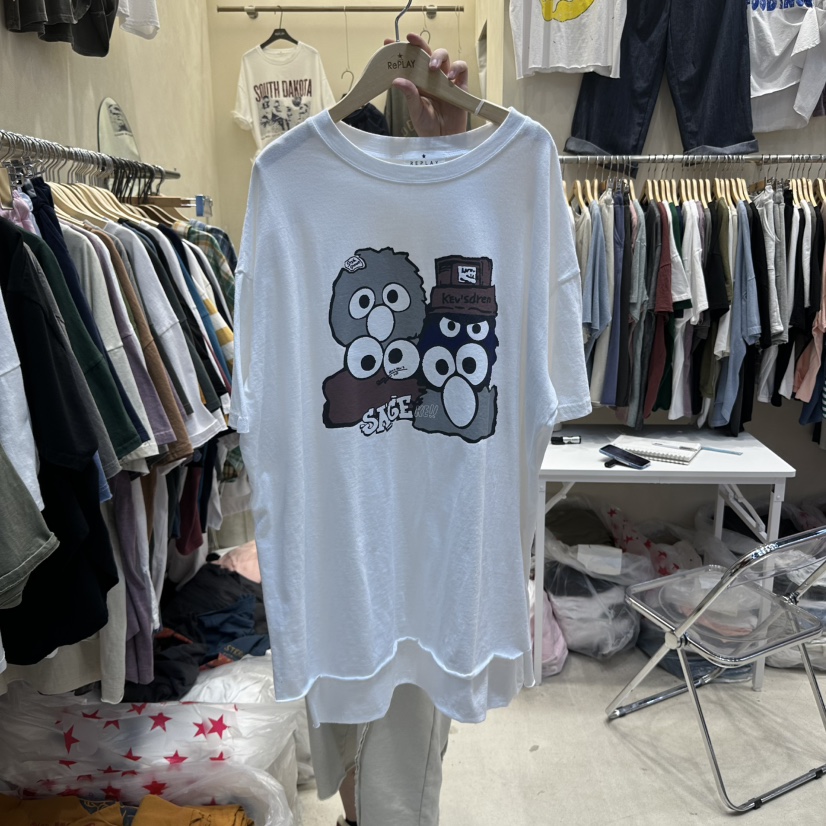 REPLAY東大門實拍女士新品人氣25春夏時尚真品推薦職業休閑T恤REPLAYT恤