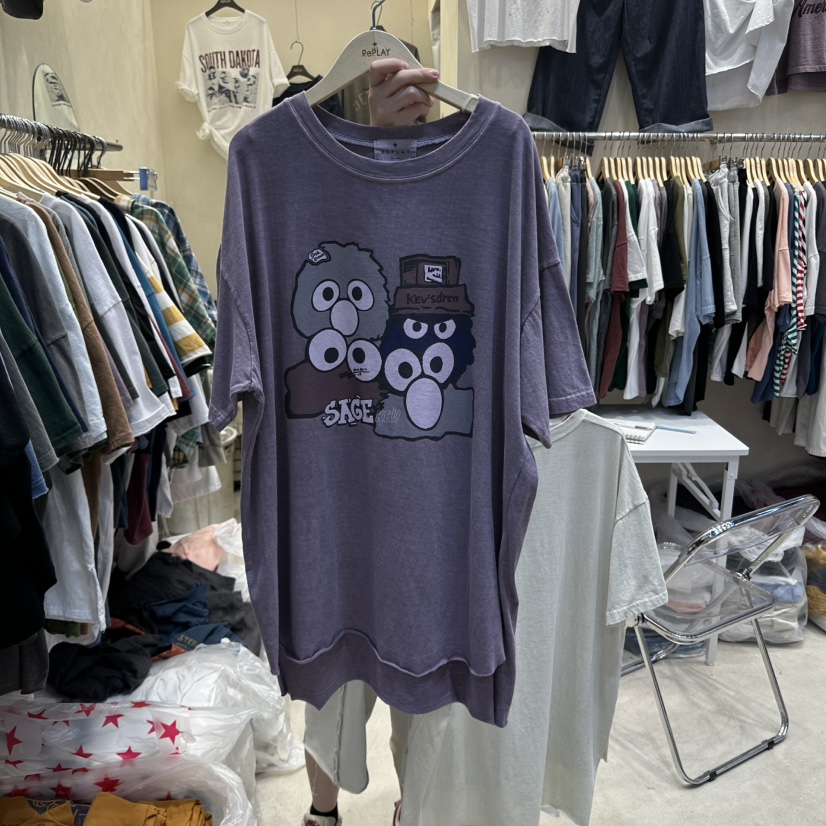 REPLAY東大門實拍女士新品人氣25春夏時尚真品推薦職業休閑T恤REPLAYT恤圖色3
