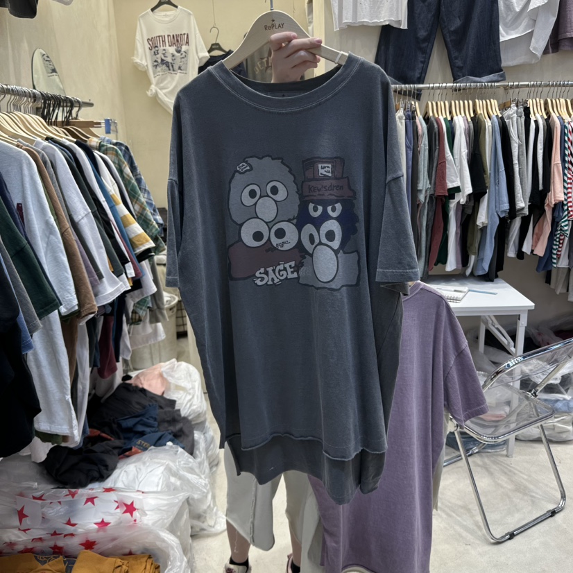 REPLAY東大門實拍女士新品人氣25春夏時尚真品推薦職業休閑T恤REPLAYT恤圖色4