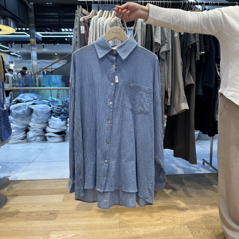 TARA東大門代購女裝新品職業人氣熱賣時尚推薦25春夏襯衫蕾絲衫TARA襯衫/蕾絲衫圖色2