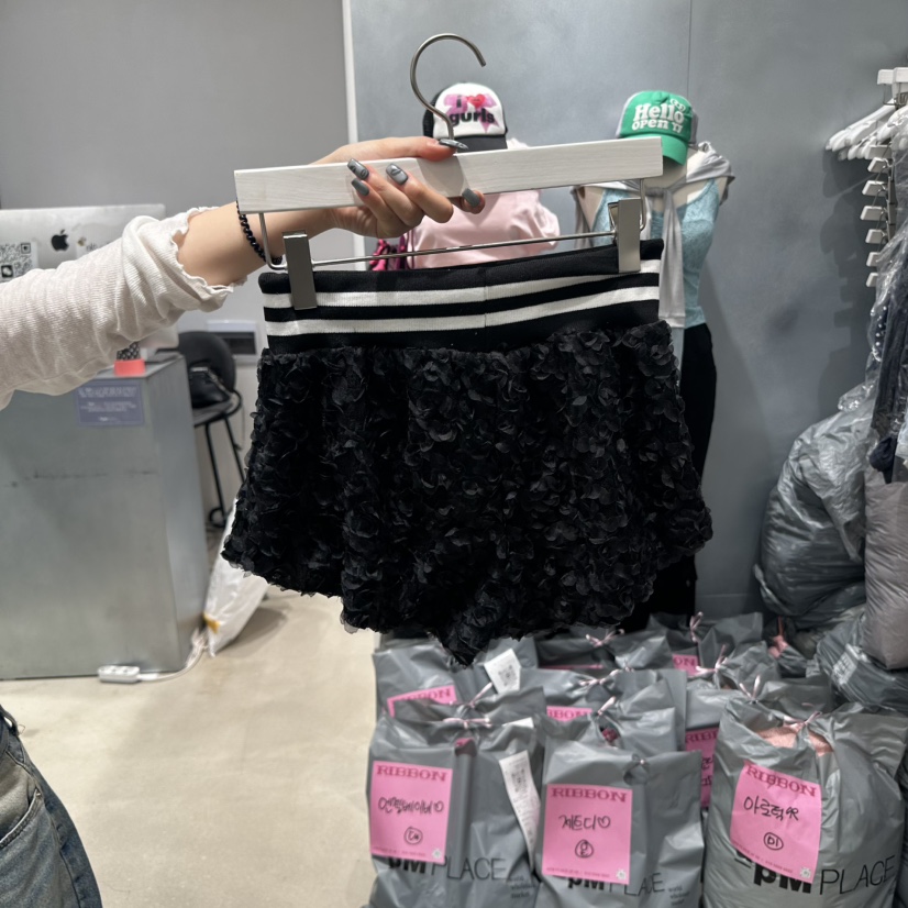 RIBBON東大門代購女裝新品真品熱賣時尚25春夏推薦短褲蕾絲RIBBON短褲