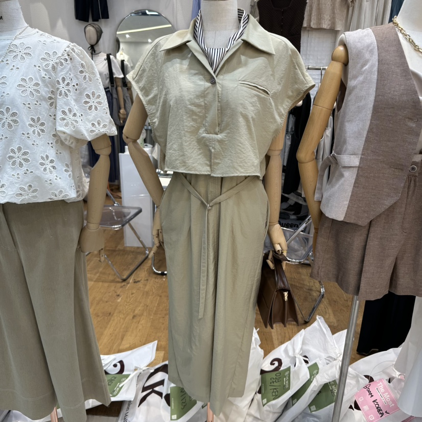 THE MOST-Q韓國代購女士新品職業熱賣時尚25春夏休閑連衣裙THE MOST連衣裙