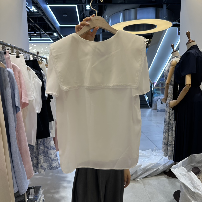 INNO東大門代購女裝新款25春夏熱賣職業推薦真品襯衫蕾絲衫INNO襯衫/蕾絲衫
