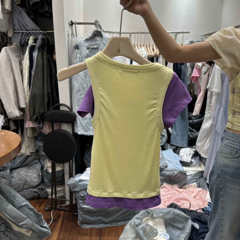 BERTHA韓國直郵女士新款真品休閑推薦人氣25春夏職業吊帶背心BERTHA吊帶/背心