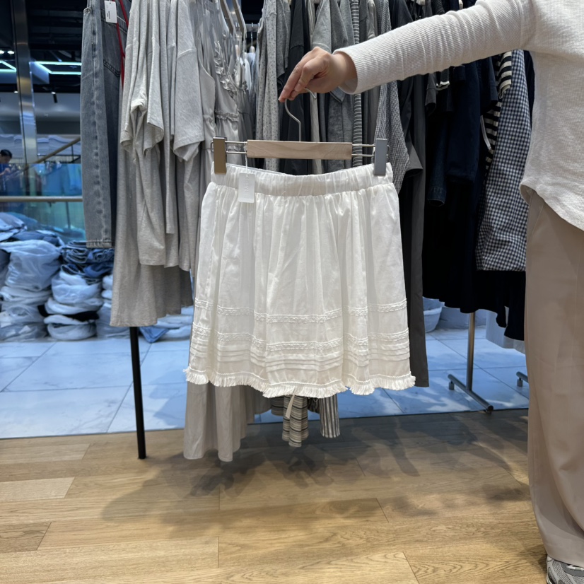 TARA直郵韓國代購㊣女裝新品推薦25春夏熱賣時尚人氣休閑短裙TARA短裙
