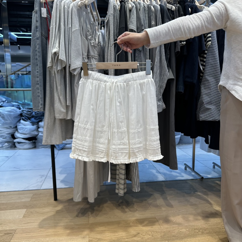 TARA直郵韓國代購㊣女裝新品推薦25春夏熱賣時尚人氣休閑短裙TARA短裙圖色3
