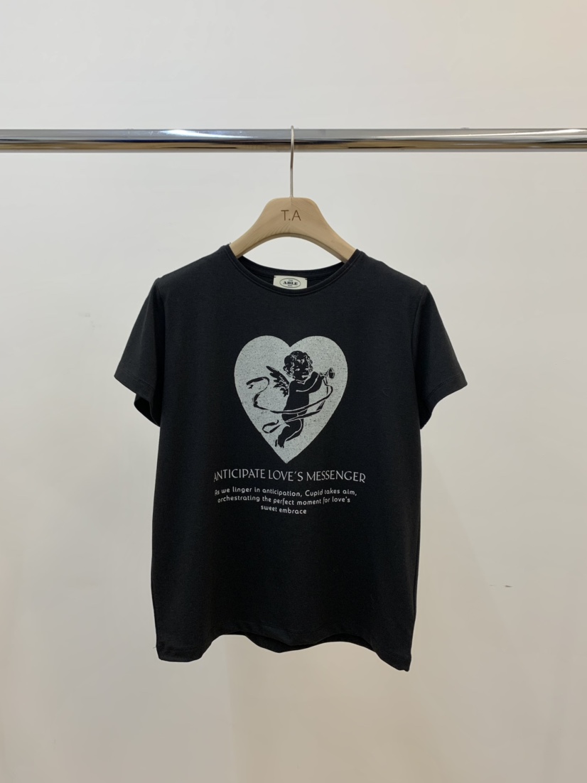 THE ABLE韓國代購女裝新款休閑時尚人氣推薦職業真品25春夏T恤THE ABLE/TAT恤圖色3