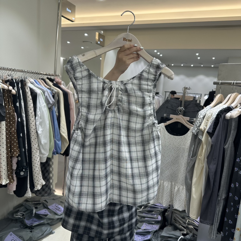 BENE韓國直郵女士新品真品人氣25春夏推薦職業熱賣吊帶背心BENE吊帶/背心