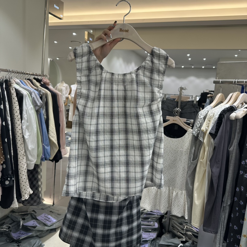 BENE韓國直郵女士新品真品人氣25春夏推薦職業熱賣吊帶背心BENE吊帶/背心