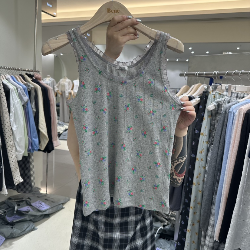 BENE韓國代購女裝新款人氣25春夏真品熱賣職業推薦吊帶背心BENE吊帶/背心圖色3