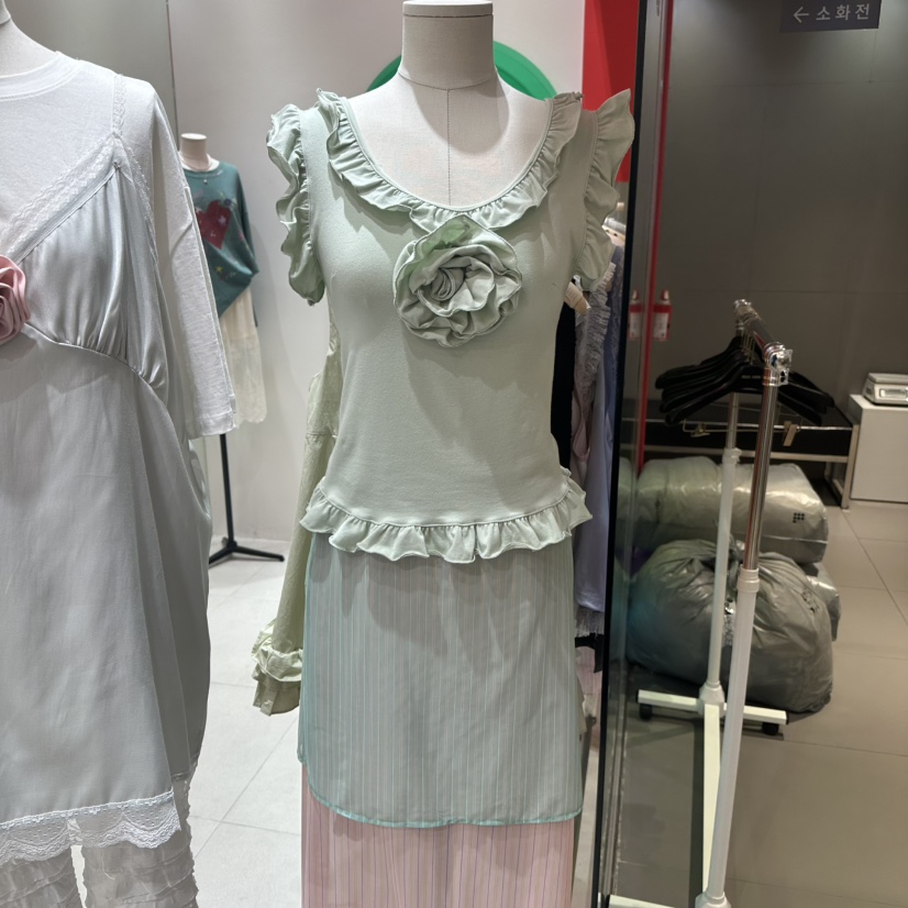 MINI UNNI東大門直郵女裝新款職業人氣時尚真品熱賣吊帶背心MINI UNNI吊帶/背心