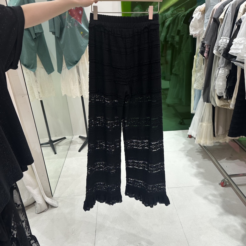 MINI UNNI韓國直郵女士新款休閑職業熱賣時尚25春夏休閑褲MINI UNNI休閑褲