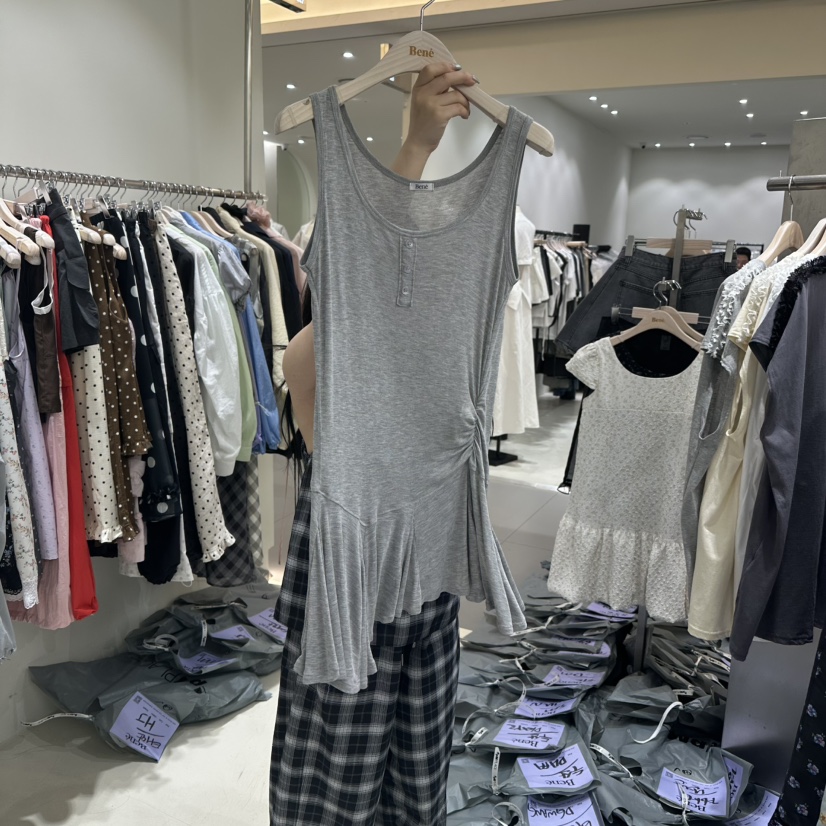 BENE韓國直郵女裝新品人氣25春夏職業熱賣推薦真品吊帶背心BENE吊帶/背心